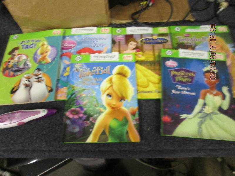 lepfrog tag pen and 6 tag books ...