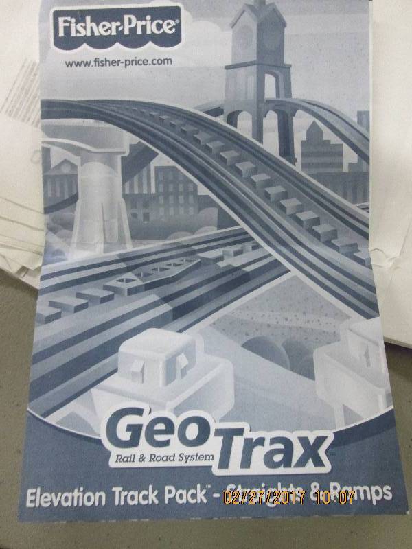 box of track fisher price geo track...