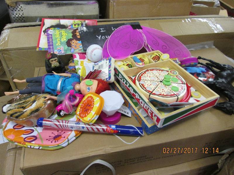 lot of toys and some games ...