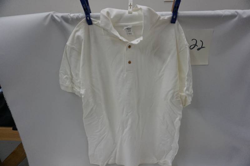 Gildan Brand White Polo Shirts