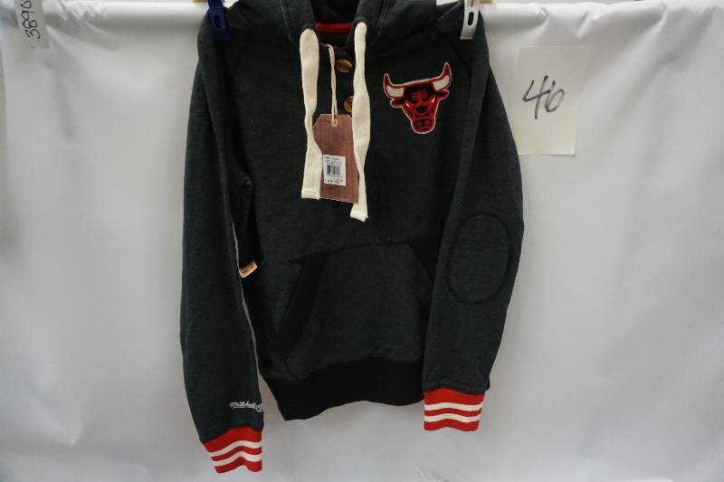 Ladies Chicago Bulls Themed Lace Up Hooded Sweat Shirts