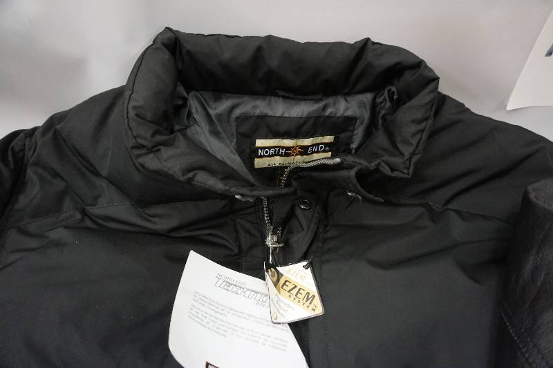 Burks Bay Leather Jacket and North End Down Jacket