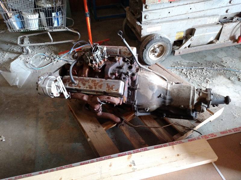 lot 37 image: Chevrolet 283 Engine & Power Glide ...