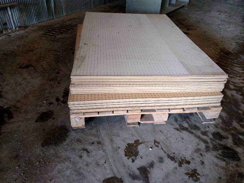 lot 46 image: Approx. (41) Pegboard Sheets, 14 ...