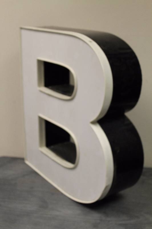 White Letter B
