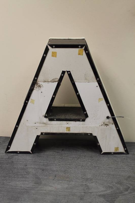 White Letter A