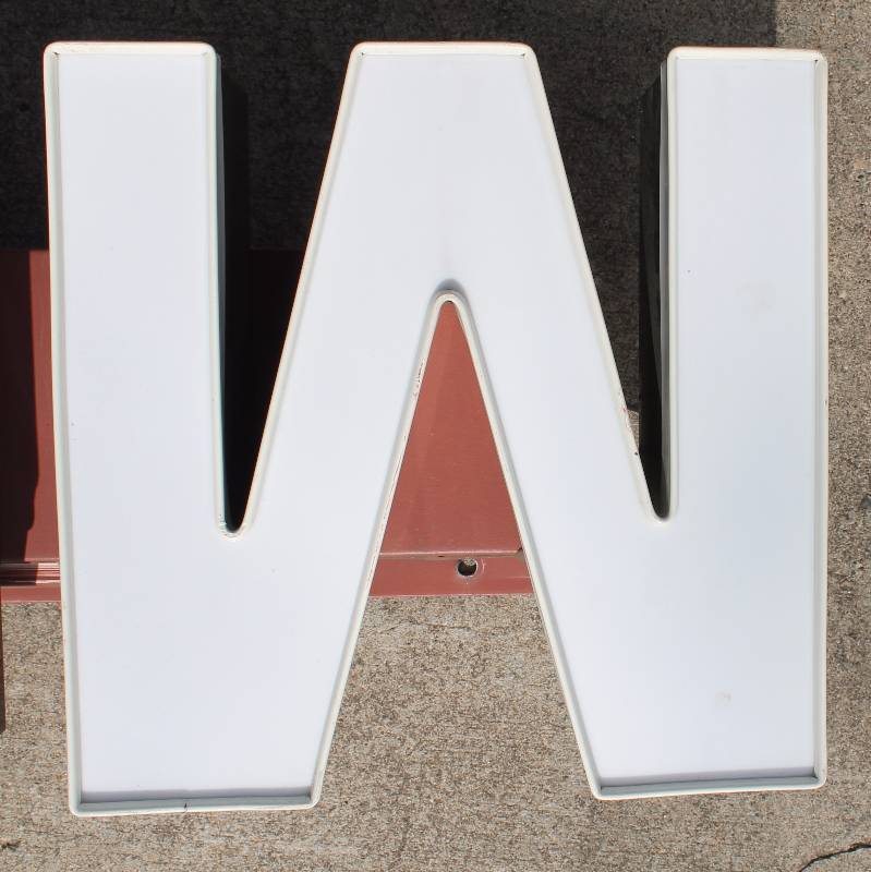 White Letter M