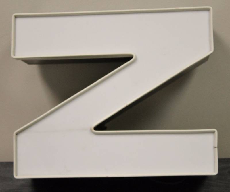 White Letter N