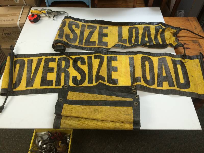 lot 34 image: Oversize Load Signs