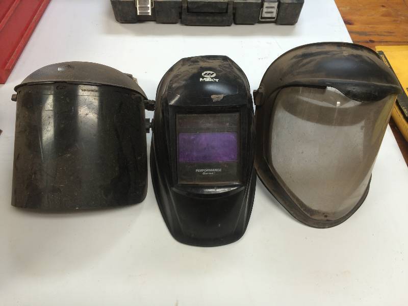 lot 59 image: Welding Helmet And Shields