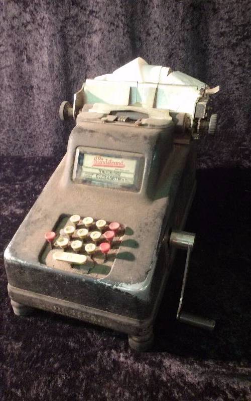Vintage Sundstrand Adding Machine