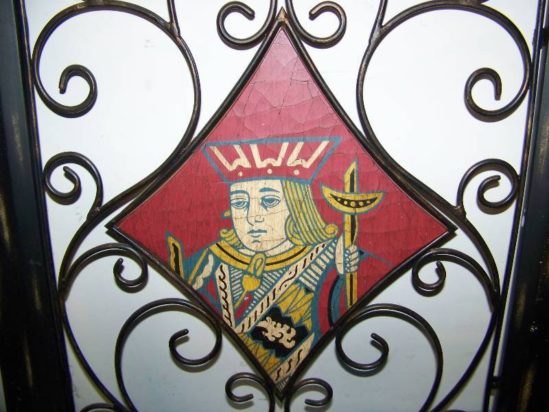 lot 12 image: Jack of Diamonds, Framed Art
