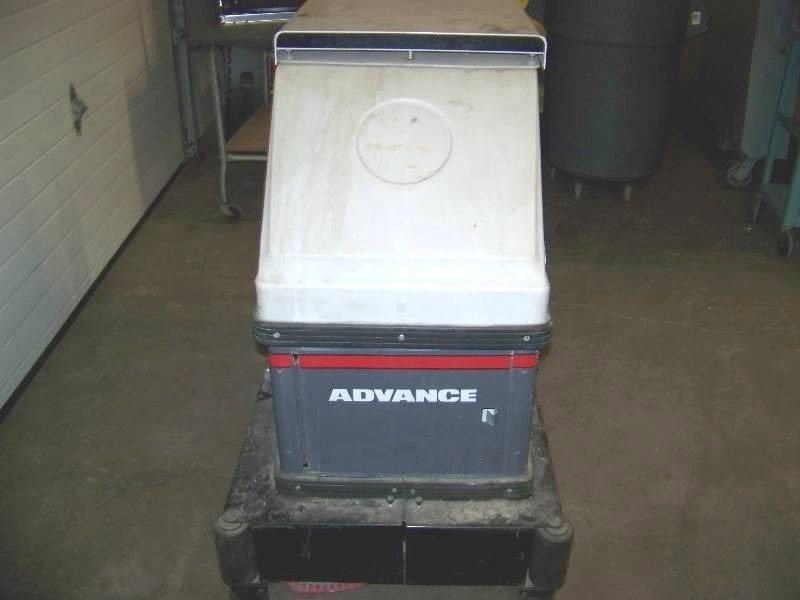lot 1 image: Advance, Hydro-Retriever, Industrial Floor Cleaner with Replacement Scrubbing Wheels and Filter