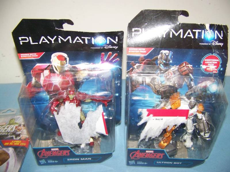 lot 22 image: Miscellaneous lot of Mr. T (A-Team) Mini Lego Sets  Legos, Disney Playmation Avengers Characters, Avengers Toys  USB Flash Drive and (1) Vault Boy Character