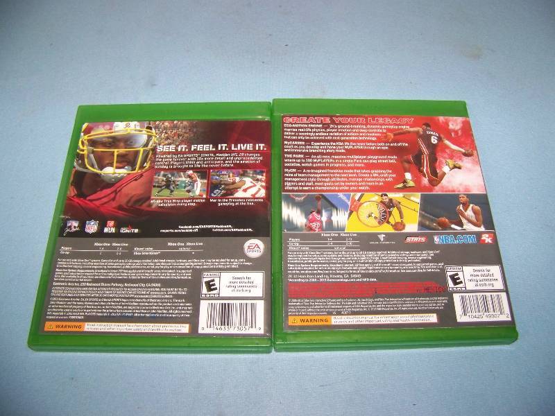 lot 24 image: (2) XBox One, Video Games