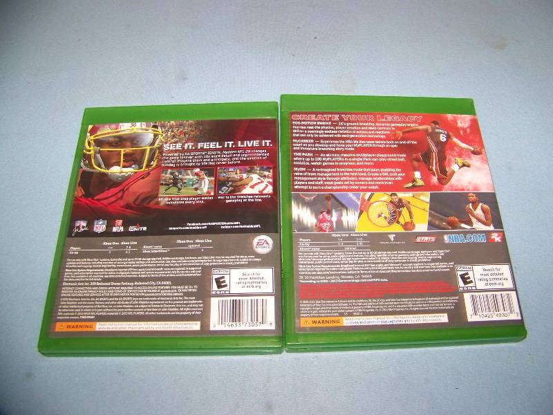 lot 25 image: (2) XBox One, Video Games