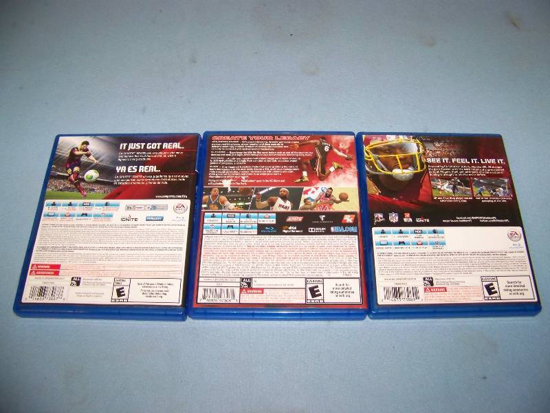 lot 29 image: (3) Playstation 4  PS4, Video Games
