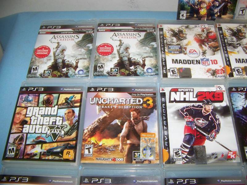 lot 52 image: (27) Sony, Playstation 3  PS3, Video Games