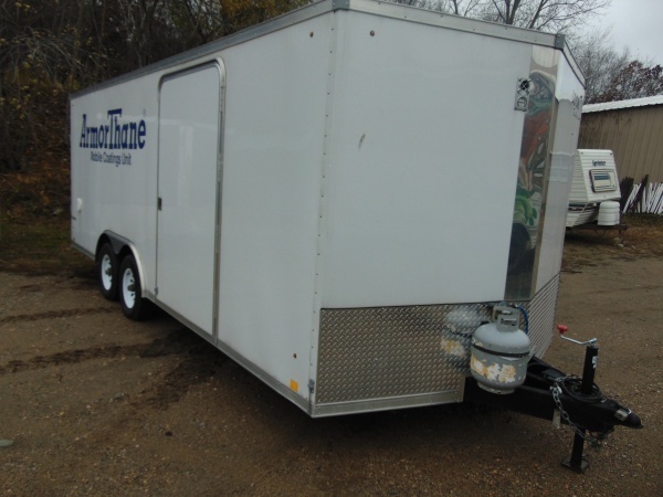 lot 1 image: 2012 Look 20 Enclosed Trailer ArmorThane Business Opportunity