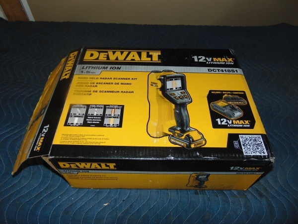 Dewalt Handheld Radar Scanner GRC March Consignments K BID