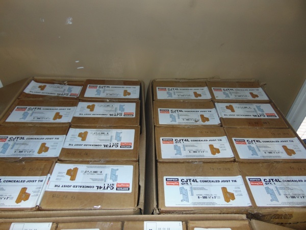 lot 61 image: (22) Concealed Joist Ties