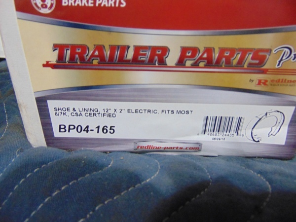 lot 80 image: (2) Sets of Trailer Brake Pads