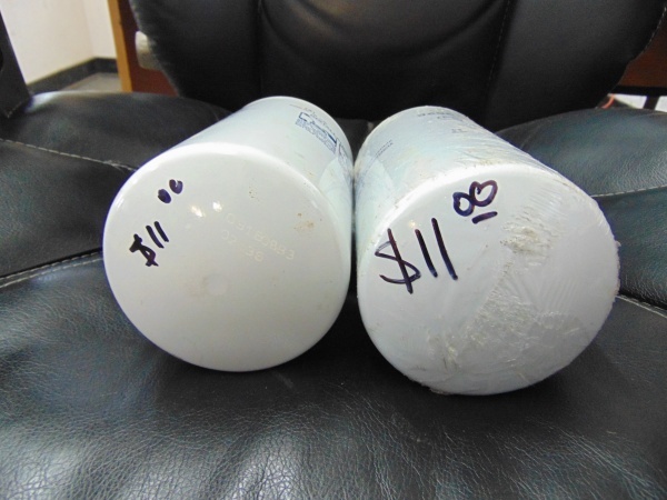 lot 123 image: (2) Napa Fuel Filters
