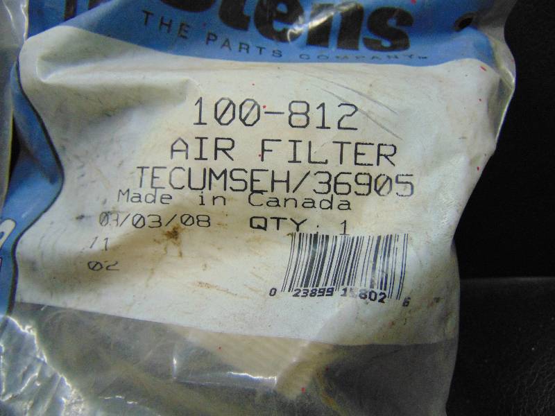 lot 131 image: (2) New Tcumeseh Air Filters