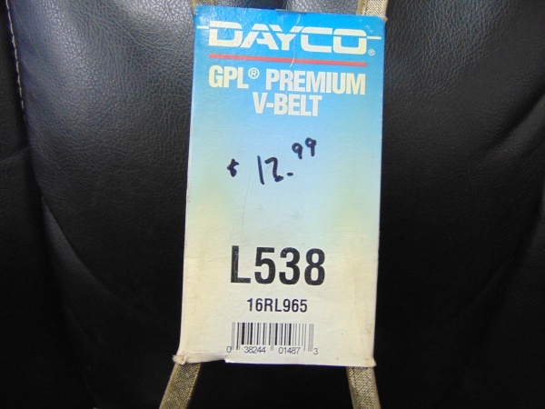 lot 138 image: New Dayco Belt