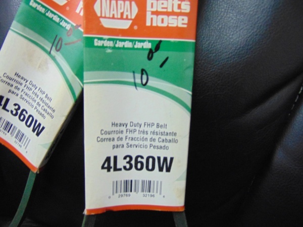 lot 139 image: (2) New Napa Belts