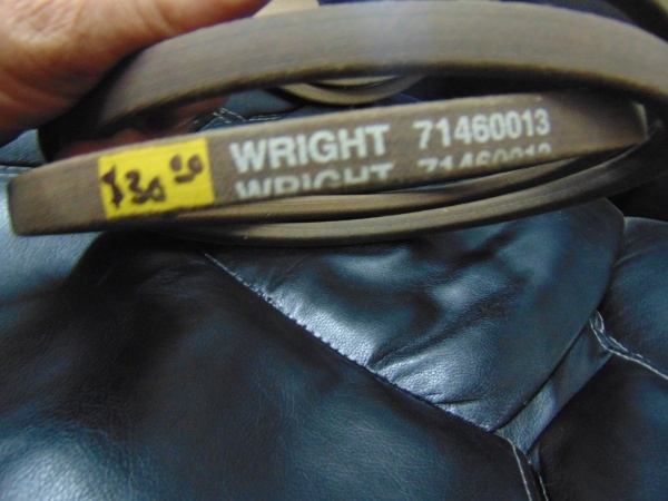 lot 142 image: (2) New Wright Belts