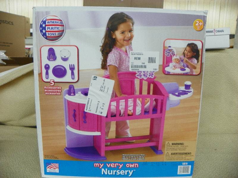 lot 535 image: My Very Own Nursery Set, doll set. MSRP $29.99