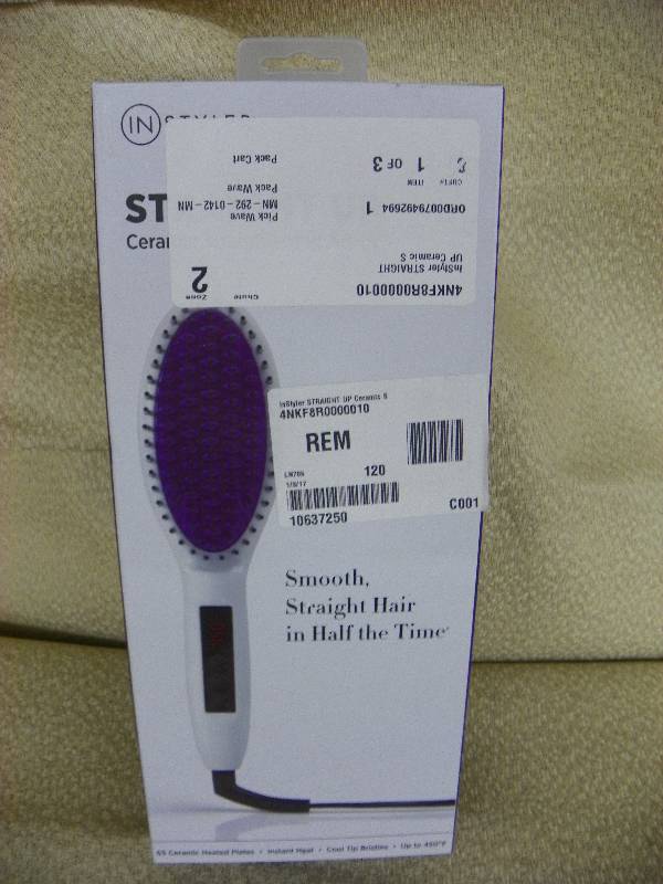 lot 543 image: InStyler STRAIGHT UP Ceramic, MSRP $79.99