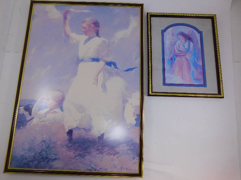 lot 49 image: Lot of 2 Framed Prints