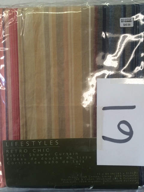 lot 61 image: LifeStyle Shower Curtain