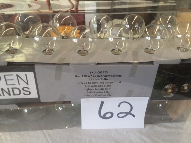 lot 62 image: Globe String Lights