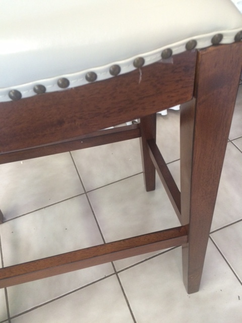 lot 65 image: Leather Bar Stool