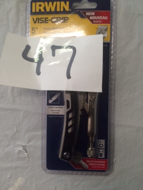 lot 47 image: Irwin 5 Locking Multi-Pliers