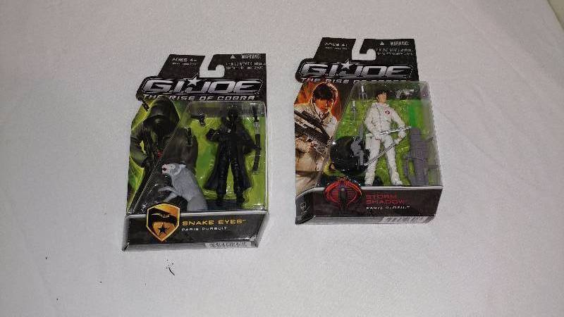 NEW IN BOX G.I. Joe Snake Eyes and Stormshadow