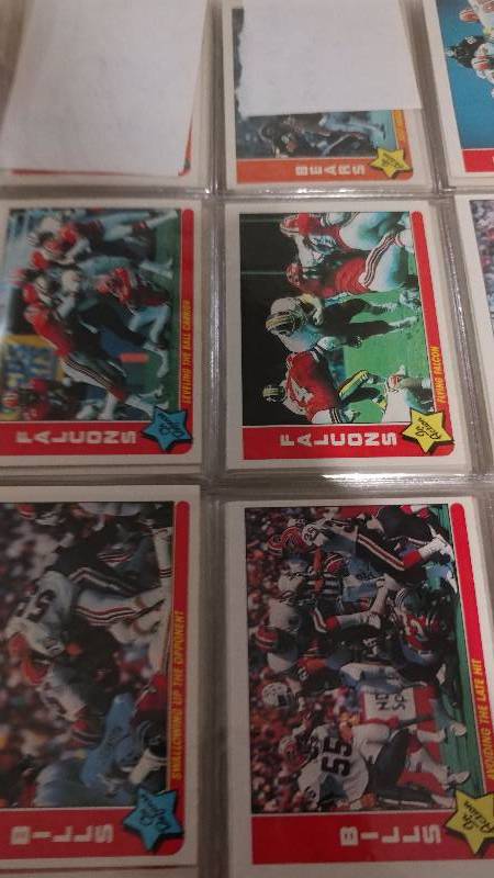 97 - 84 - 85 Football Trading Cards