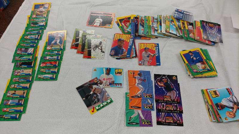 1994 Upper Deck Baseball Fun Pack Cards, Punch-outs, Foldouts and ect.