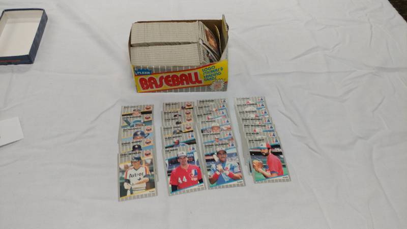 Box of 1989 Baseball Cards