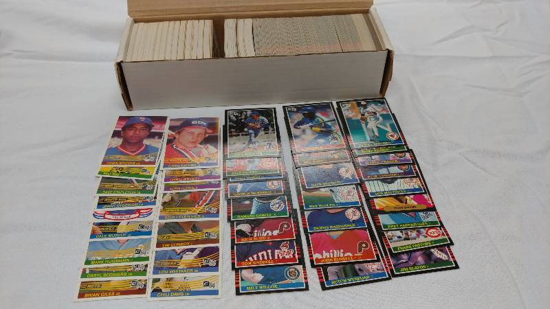 Box of 1984 - 85 Baseball Cards