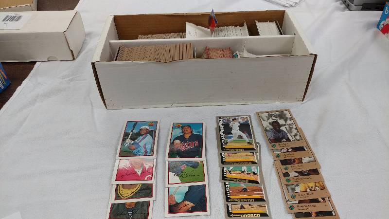 1989, 92, and 00 Box of Baseball Cards