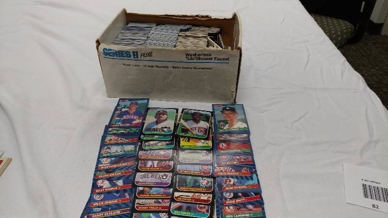 1986 and 87 Baseball Cards