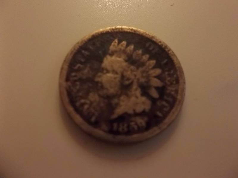 1859 Indian Head Cent Bronze