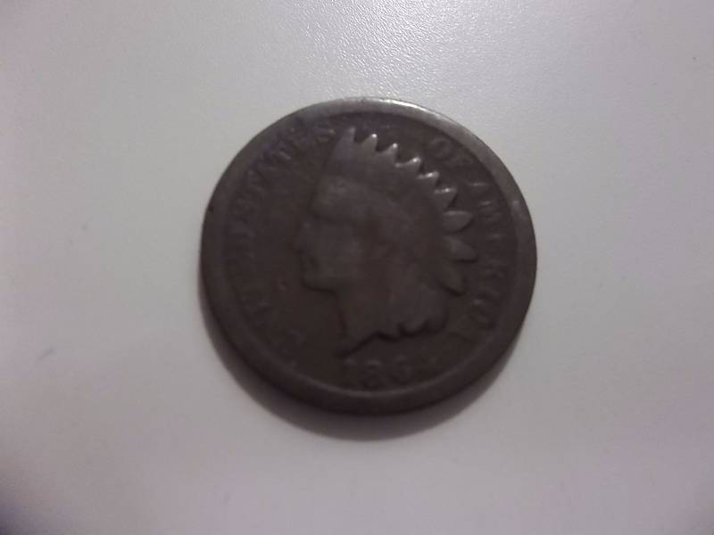 1864 Indian Head Copper Cent