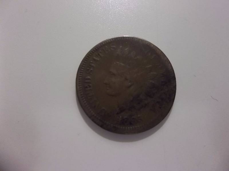 1865 Indian Head  Cent