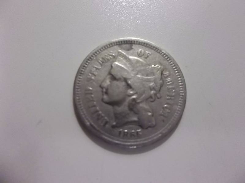 1865-3 Cent Piece