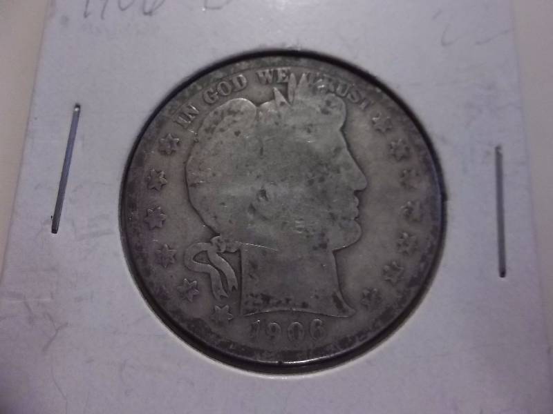 1906 D Barber Half Dollar